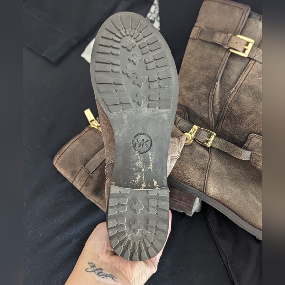Michael Kors Suede Boots - Picture 2 of 4